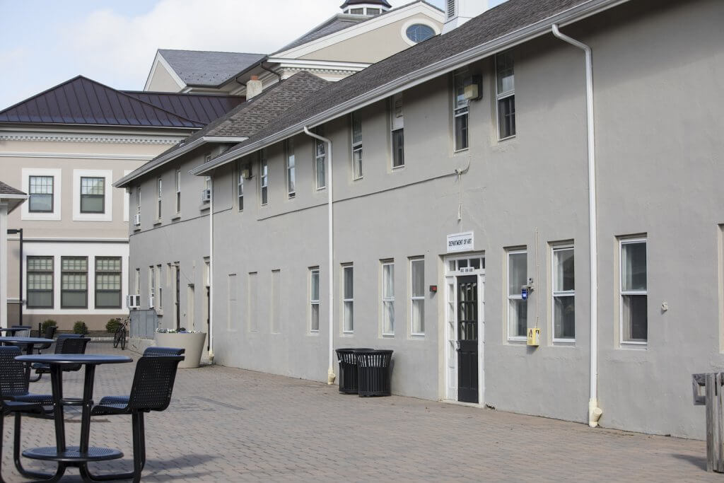 Outside the 600 Art Building