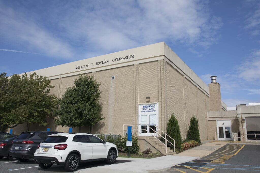 Photo of the exterior of the William T. Boylan Gymnasium