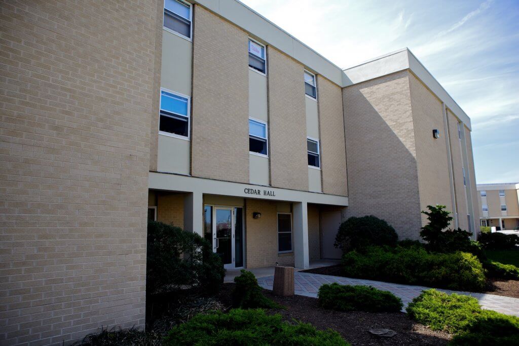 Entrance to Cedar Hall