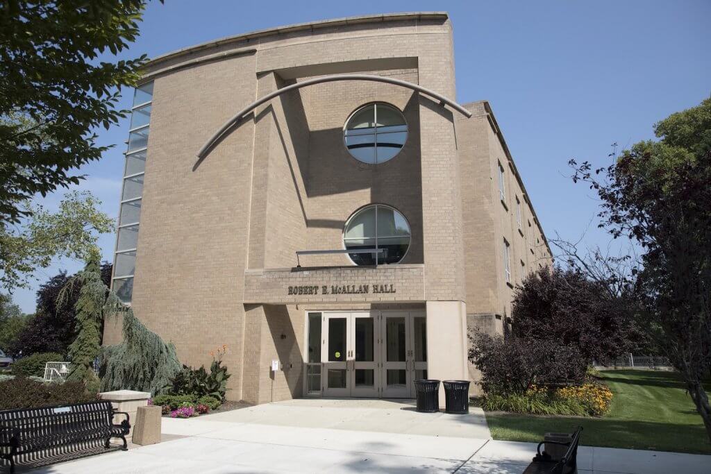 Robert E. McAllan Hall Entrance
