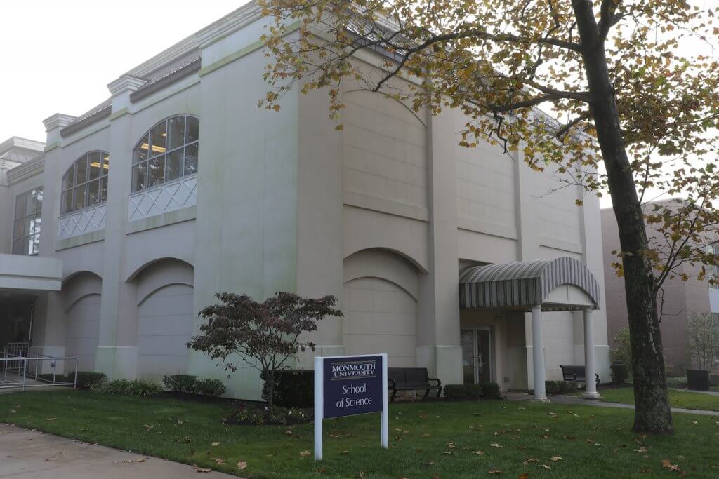 Outside the Thomas A. Edison Science Hall