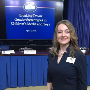 Dr. Lisa M. Dinella presents on gender disparities in children’s media and toys at the White House