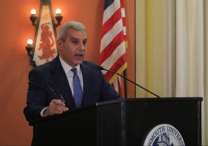 Photo of Sen. Joseph Kyrillos at podium