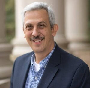 A headshot of Richard Veit outside the Great Hall.