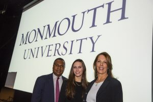 Photo shows (from right to left) Bernadette Dunphy, director of pre-health advising, co-directs the Mini-Medical School program with Dr. David Kountz, associate dean of Hackensack Meridian School of Medicine at Seton Hall University 