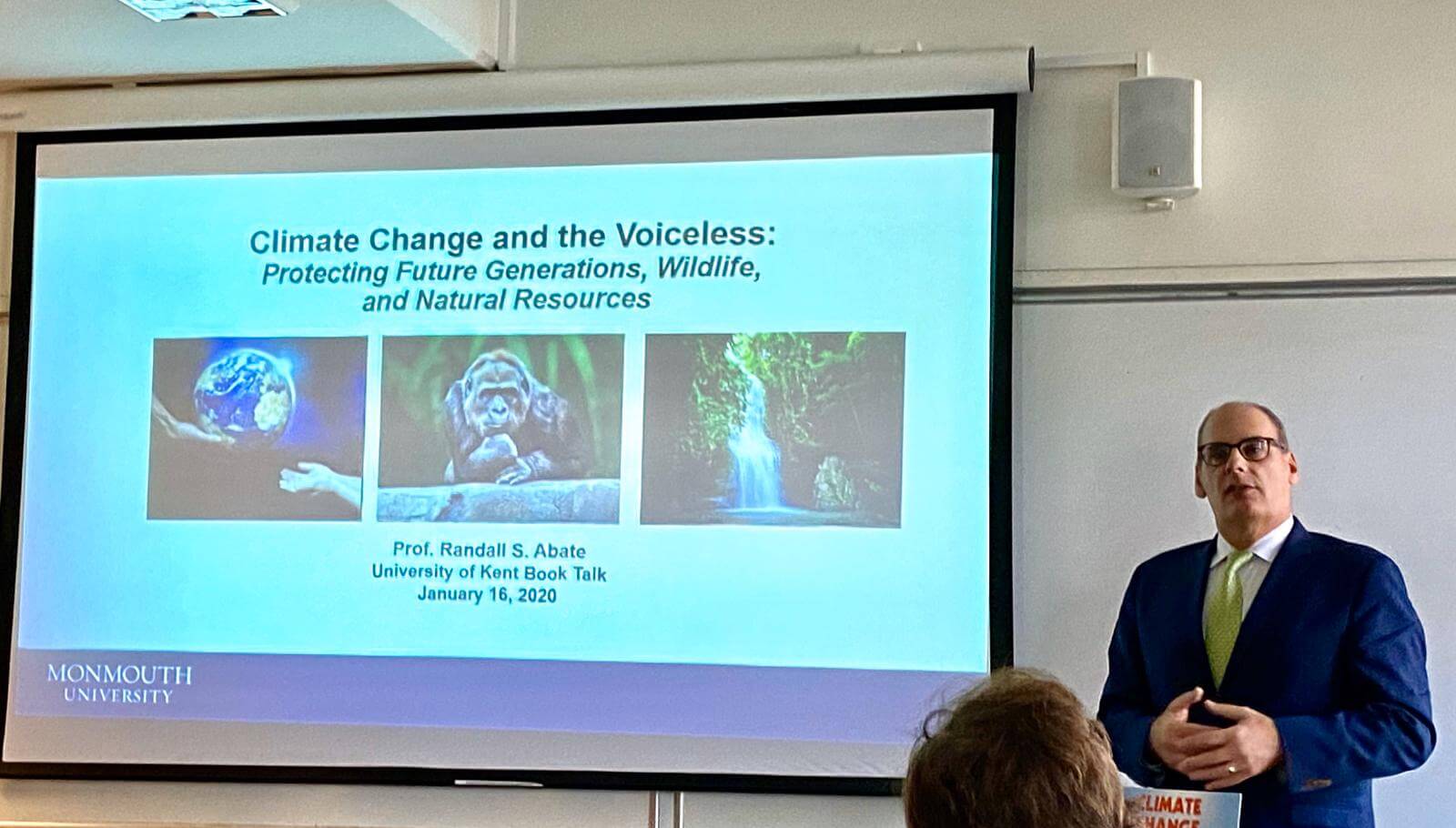 Dr. Abate's tour for his latest book, "Climate Change and the Voiceless." - Photo 3
