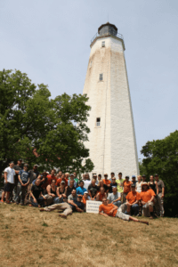 2016 field school at Sandy Hook lighthouse 