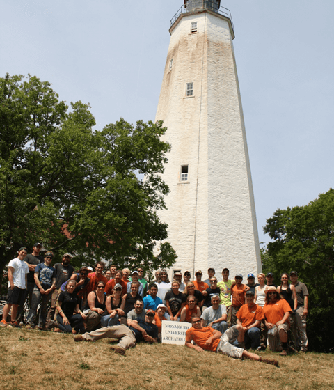 2016 field school at Sandy Hook lighthouse