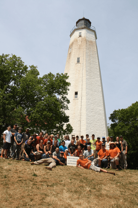 2016 field school at Sandy Hook lighthouse