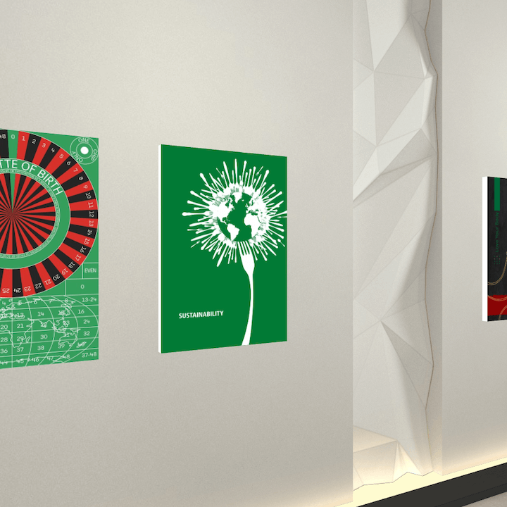 Jing Zhou's poster exhibited in the Ban Ki-moon Centre Virtual Exhibition about Global Citizenship