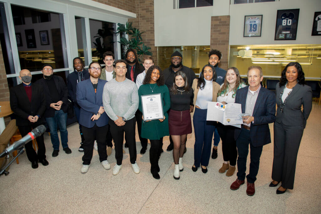 MADI members at ceremony