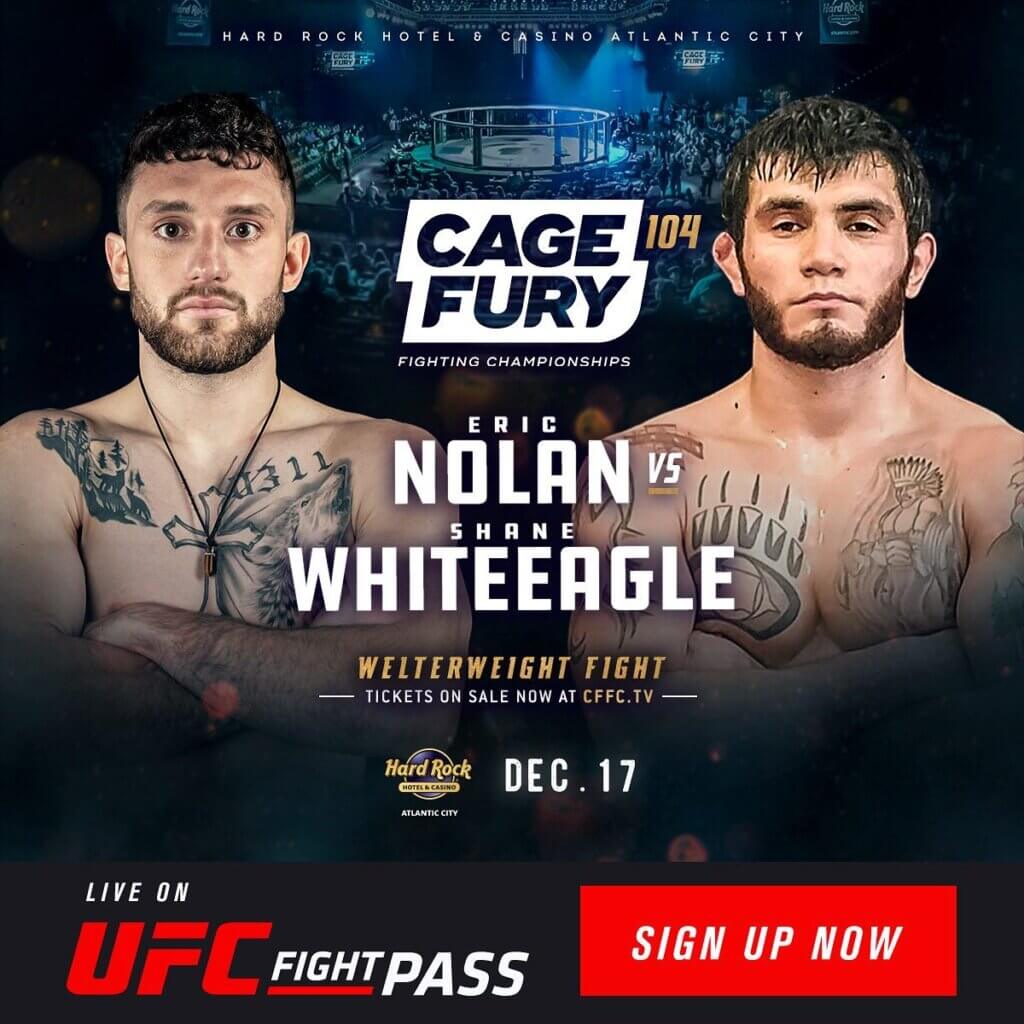 Undefeated Student Eric Nolan to Fight Live at Hard Rock Casino Dec