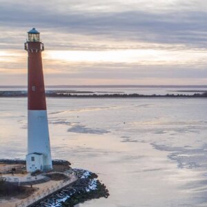 Picture of a lighthouse in Barnegat Bay