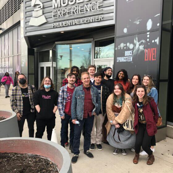 Music Industry majors tour Grammy Museum Experience