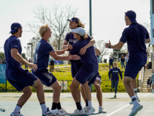 Men's tennis celebrates victory in MAAC