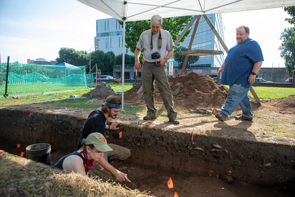 Trent House Archeological Dig - Richard Veit