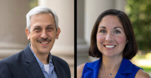 Monmouth University professors Richard Veit and Melissa Ziobro