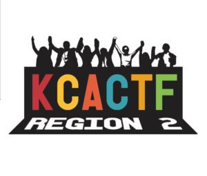 Stylized logo for Kennedy Center American College Theatre Festival Region 2