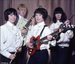 Vintage photo of the 1960s female rock band, the Liverbirds