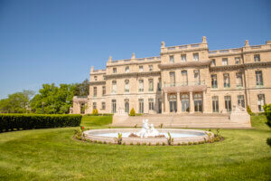 Exterior view of the Great Hall at Shadow Lawn, southern elevation