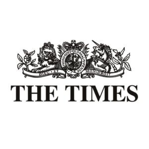 Masthead and stylized logo of The London Times