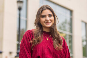 Miriam Abecasis, junior mathematics and software engineering honors student