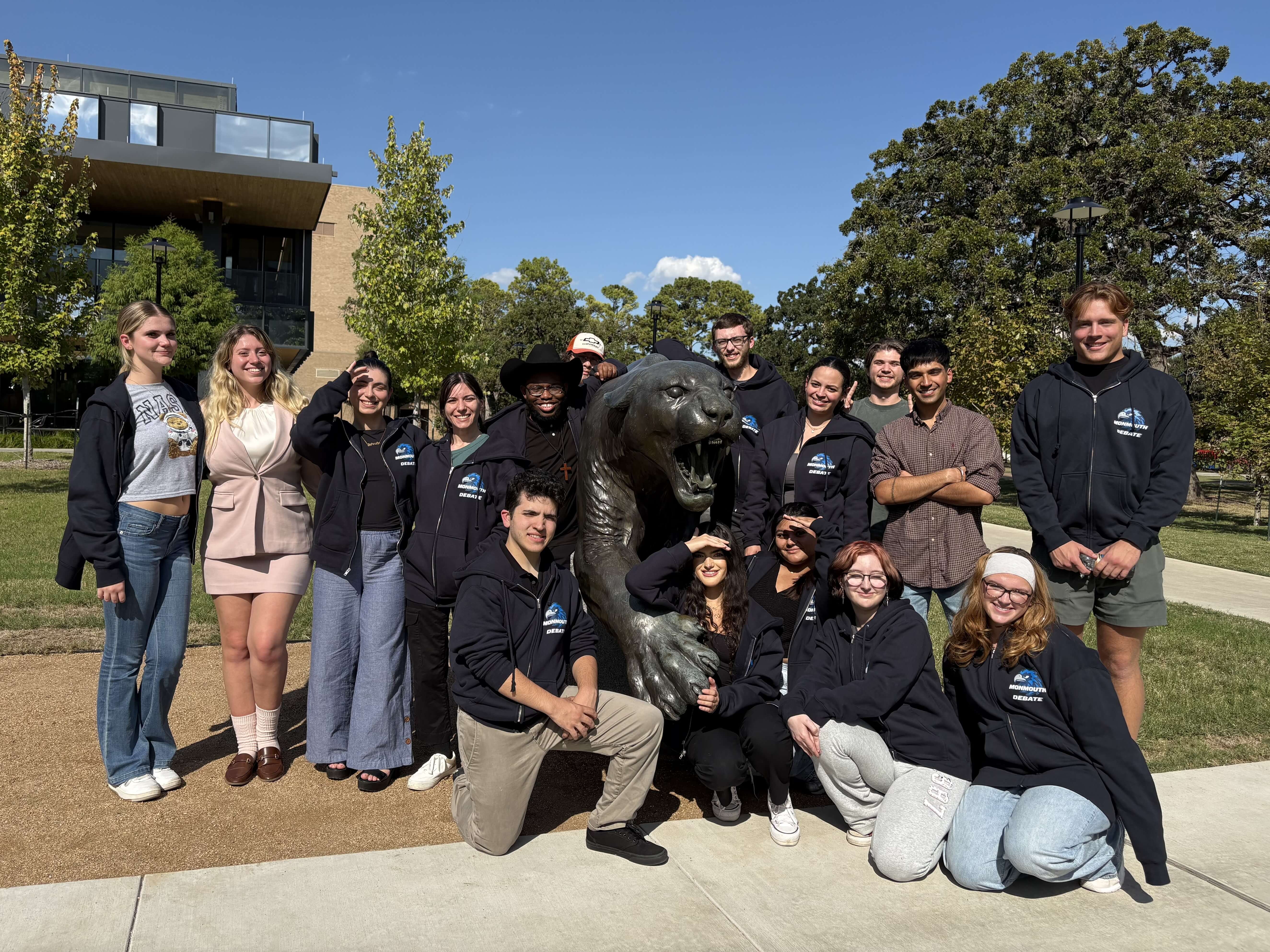 Group photo of Debate Hawks