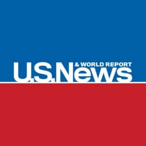 Stylized logo for US News & World Report