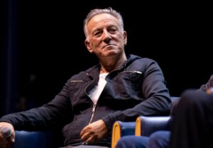 Bruce Springsteen at a forum hosted by the Bruce Springsteen Center for American Music at Monmouth University