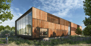 Artist's rendering of the new Bruce Springsteen Center for American Music