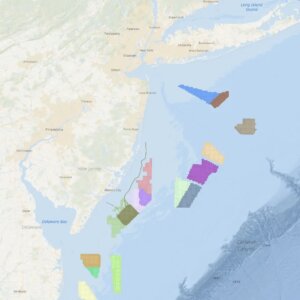 Map of mid-Atlantic seaboard