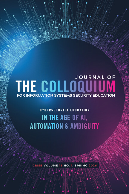 Cover of Journal of The Colloquium for Information Systems Security Education.