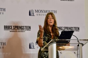 Eileen Chapman at podium