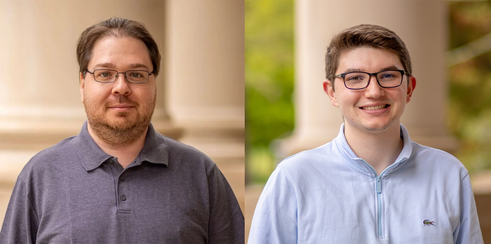 Headshots of Professor Brian Callahan and graduate student Michael Ivanicki