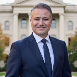 Giuseppe Fazari head and shoulders portrait