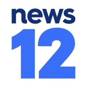 Stlylized logo for the cable television channel, News12