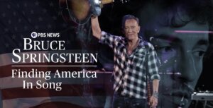Screen capture from Bruce Springsteen special interview with PBS