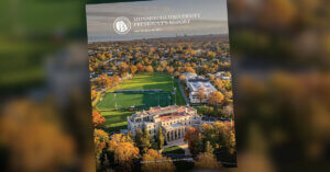 Cover of the Monmouth University President's Report for 2025