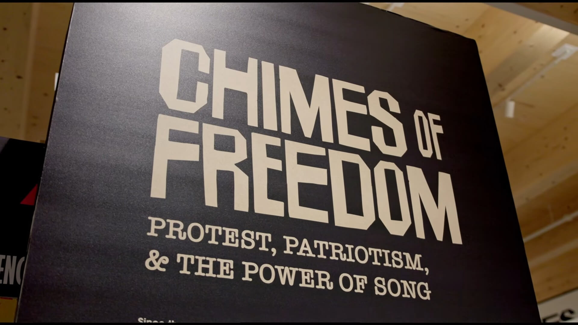 Text from Chimes of Freedom temporary exhibition at Bruce Springsteen Center for American Music