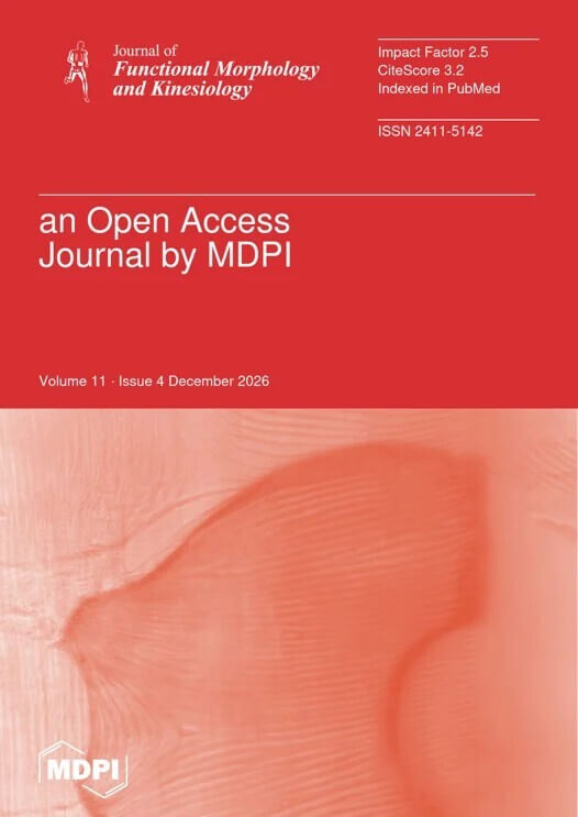Cover of Functional Morphology and Kinesiology Journal. This image is provided by the publisher as a generic cover, and does not include important information, other than Volume 11, Issue 4, Deecember 2026. The image contains a hyperlink that links to the article published by Monmouth University students, graduates, and professors.