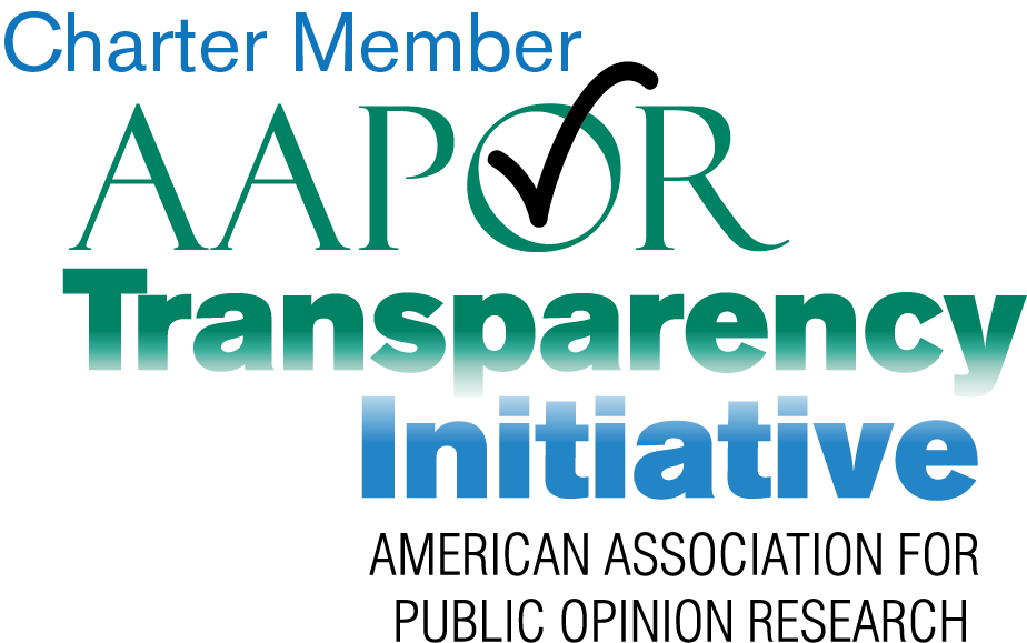 Charter Member AAPOR (American Association for Public Opinion Research)Transparency Initiative.