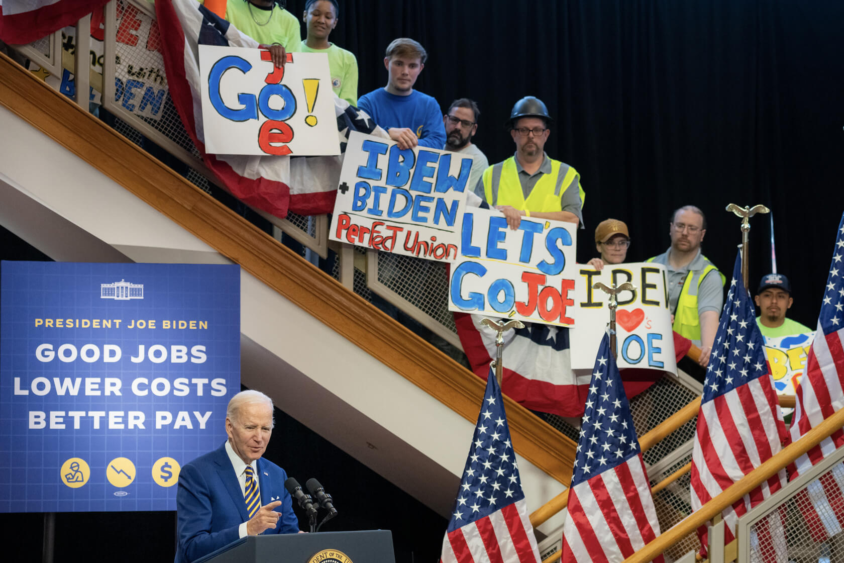 President Biden in Maryland on February 15, 2023.