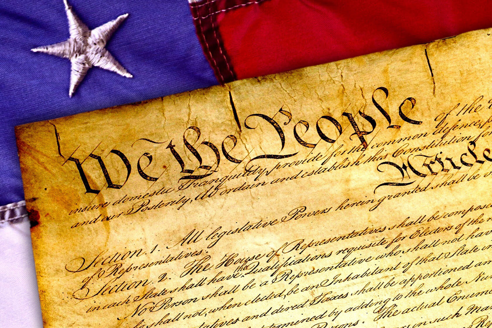 Image of the Constitution of the United States of America.