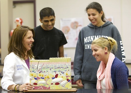 Students and skin model cropped