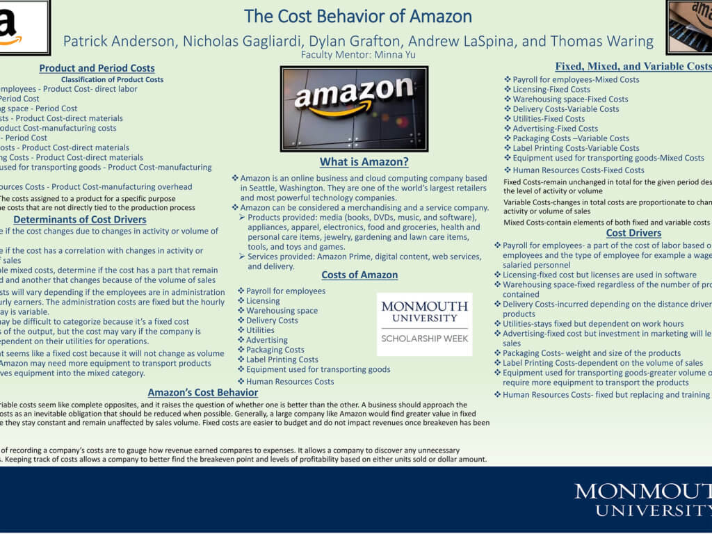 Poster Image: The Cost Behavior of Amazon