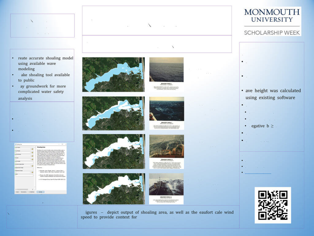 Poster Image: Spatially Explicit Wave Modeling of the Navesink River, New Jersey by Richard Kane