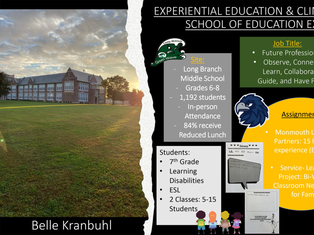 Poster Presentation: Experiential Education & Clinical Practice by Belle Kranbuhl
