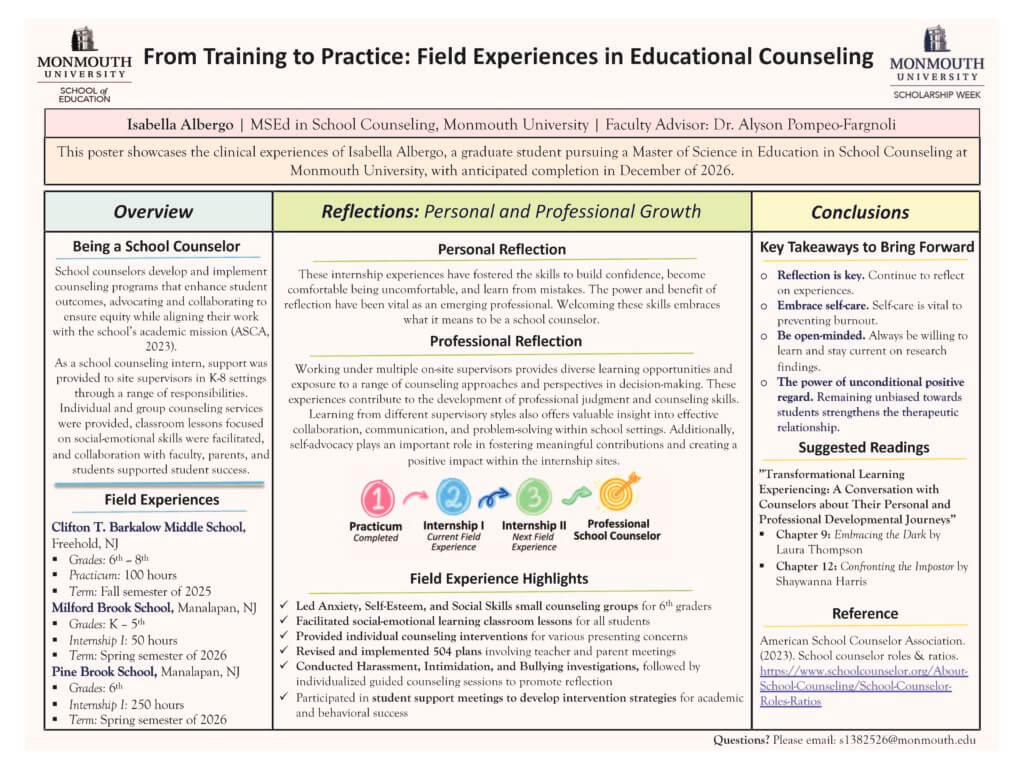Isabella Albergo 2026 SSW poster