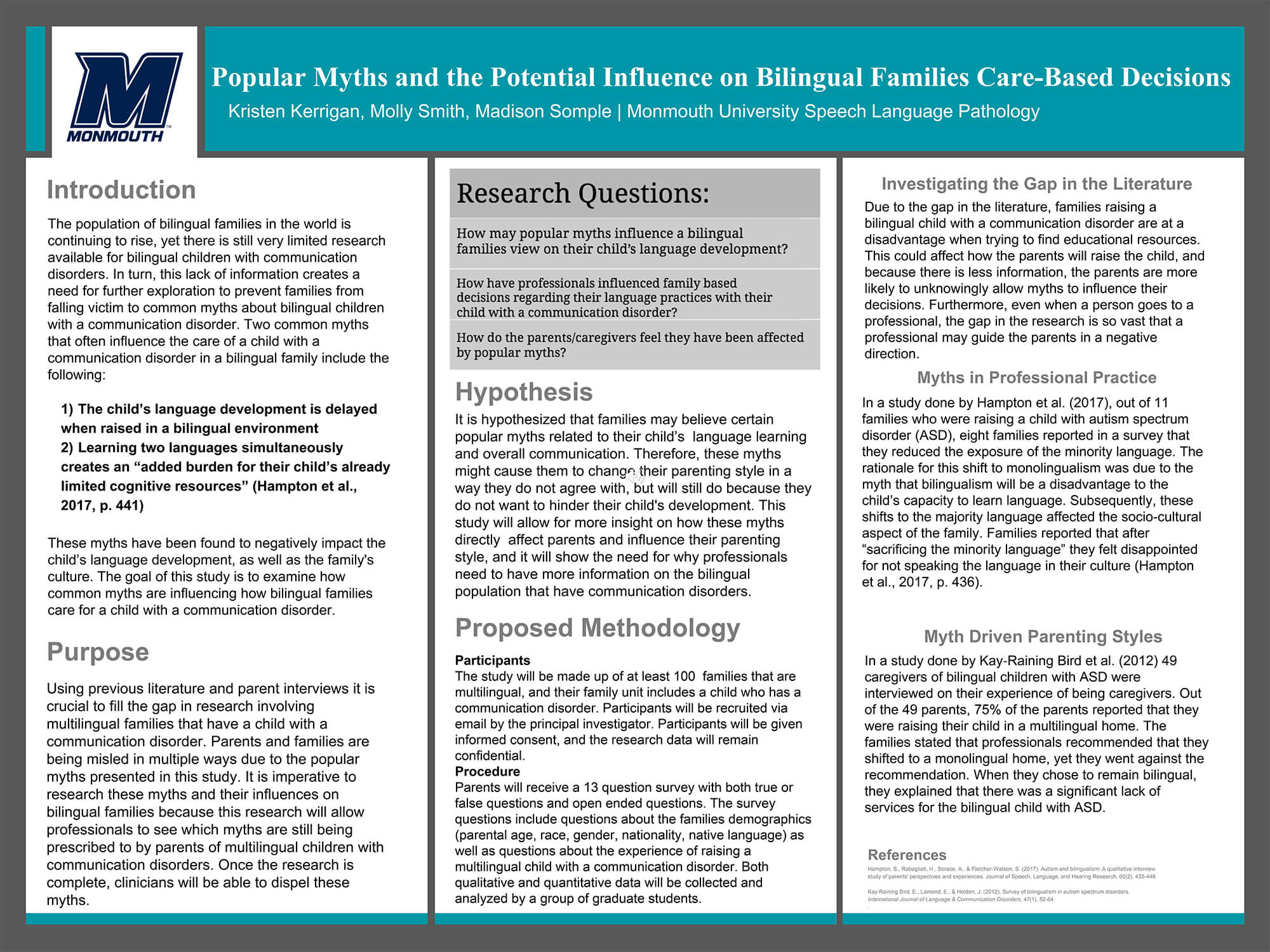 Proposed research school of education monmouth university