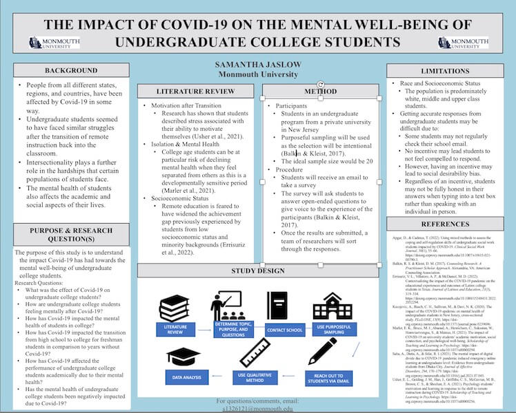 The Impact of COVID-19 on the Mental Well-Being of Undergraduate College Students